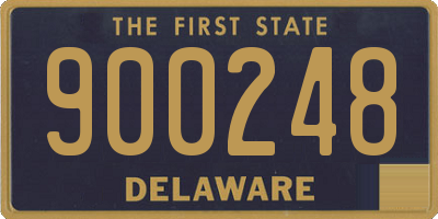 DE license plate 900248
