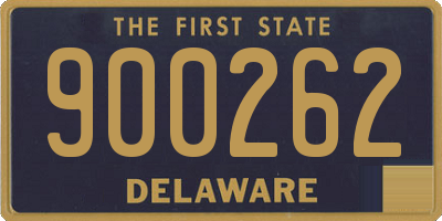 DE license plate 900262