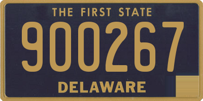 DE license plate 900267