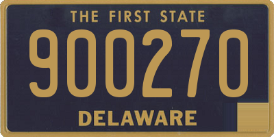 DE license plate 900270
