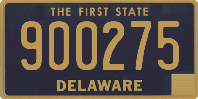 DE license plate 900275