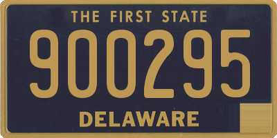 DE license plate 900295