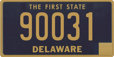 DE license plate 90031