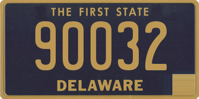 DE license plate 90032
