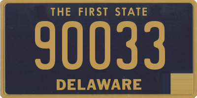 DE license plate 90033