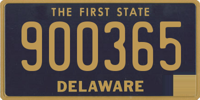 DE license plate 900365