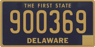 DE license plate 900369