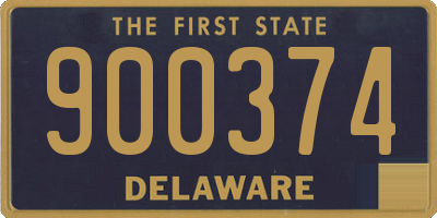 DE license plate 900374