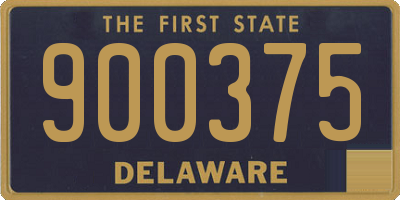 DE license plate 900375