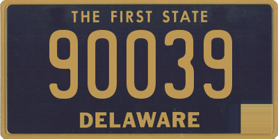 DE license plate 90039
