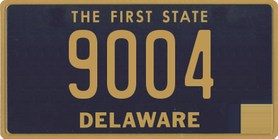 DE license plate 9004