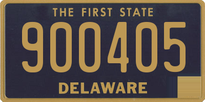 DE license plate 900405