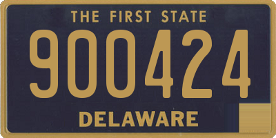 DE license plate 900424