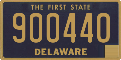 DE license plate 900440