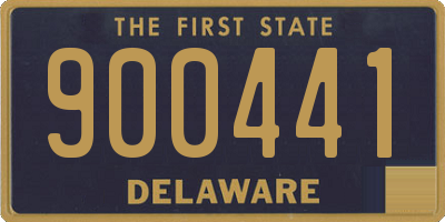 DE license plate 900441