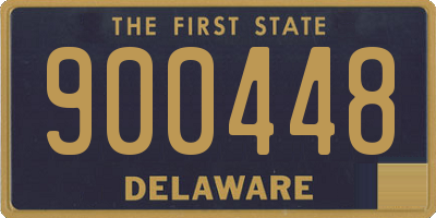 DE license plate 900448