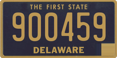 DE license plate 900459