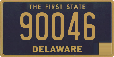 DE license plate 90046