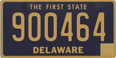 DE license plate 900464