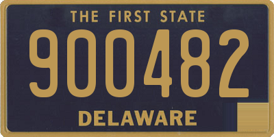 DE license plate 900482