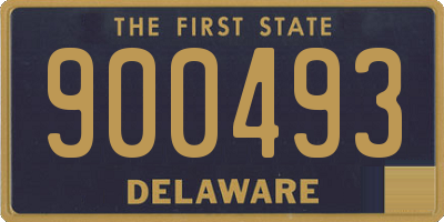 DE license plate 900493