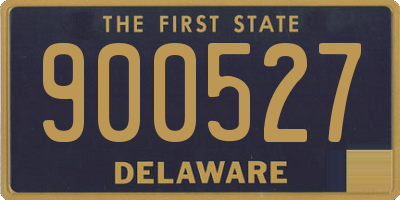 DE license plate 900527