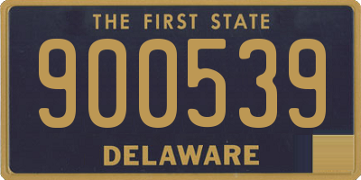 DE license plate 900539