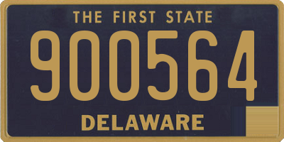 DE license plate 900564