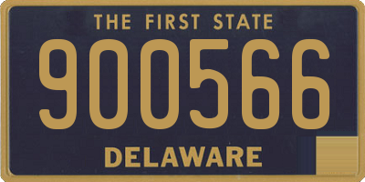 DE license plate 900566
