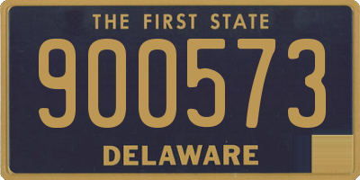 DE license plate 900573