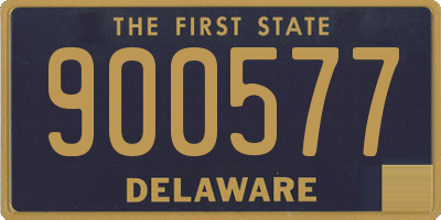 DE license plate 900577