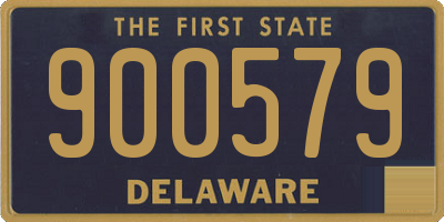 DE license plate 900579