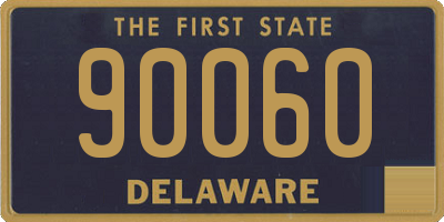 DE license plate 90060