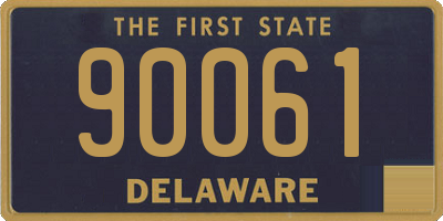 DE license plate 90061