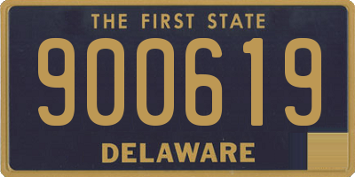 DE license plate 900619
