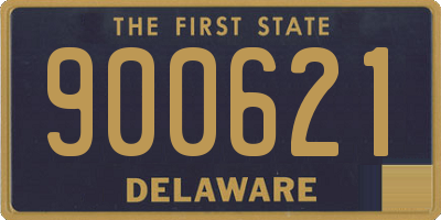 DE license plate 900621