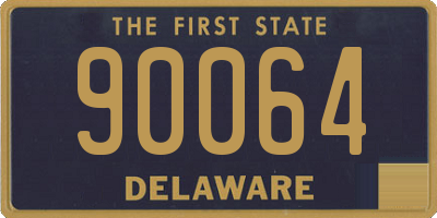 DE license plate 90064