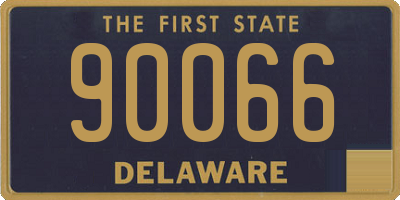 DE license plate 90066