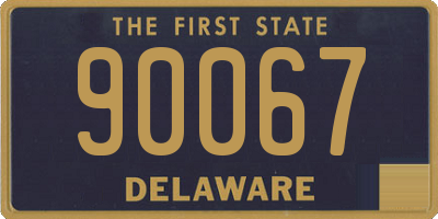 DE license plate 90067