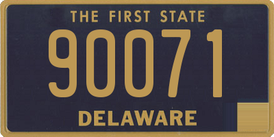 DE license plate 90071