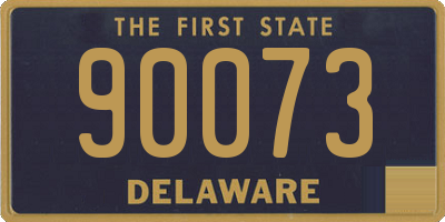 DE license plate 90073