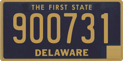 DE license plate 900731