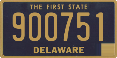 DE license plate 900751