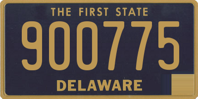 DE license plate 900775