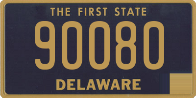 DE license plate 90080
