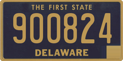 DE license plate 900824