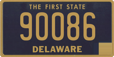 DE license plate 90086