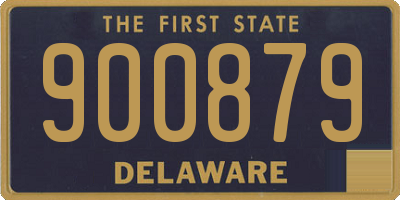 DE license plate 900879