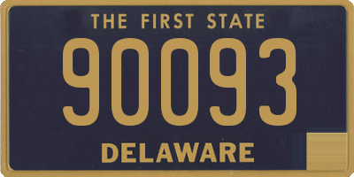 DE license plate 90093