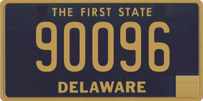 DE license plate 90096